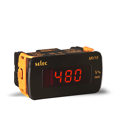 Đồng hồ đo điện áp MV15-AC-200/200V - SELEC