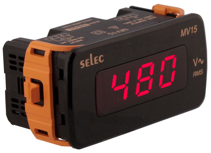Đồng hồ đo điện áp MV15-AC-20/200V - SELEC