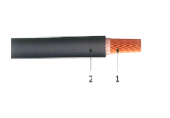 CÁP ĐIỆN 1 LÕI VỎ BỌC CAO SU (CÁP HÀN) - CU/NR 450/750 V