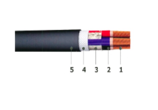 CÁP ĐIỆN 3, 4 LÕI VỎ BỌC CAO SU - CU/NR/NR 450/750 V