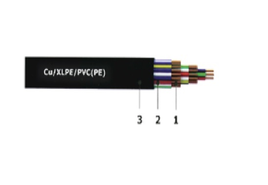 CÁP THÔNG TIN TÍN HIỆU KHÔNG CÓ GIÁP KIM LOẠI - CU/XLPE/PVC(PE)