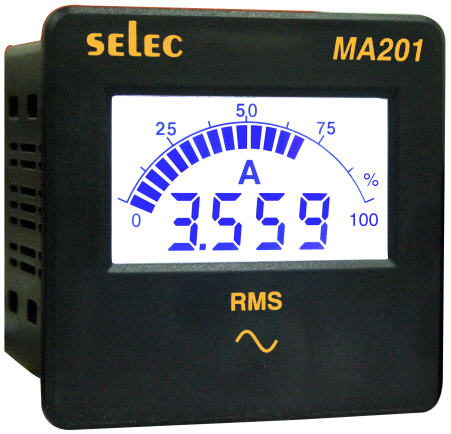 Đồng hồ đo dòng điện AC MA201 - SELEC