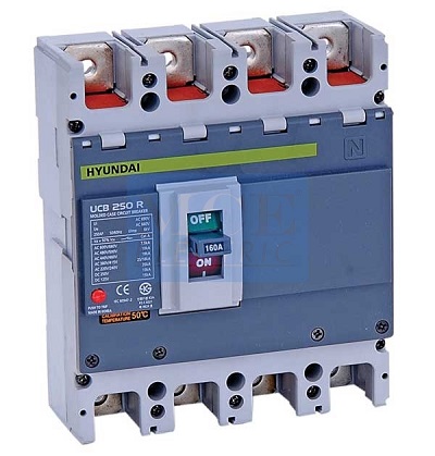 APTOMAT MCCB 4P, chỉnh dòng Electronic - Hyundai