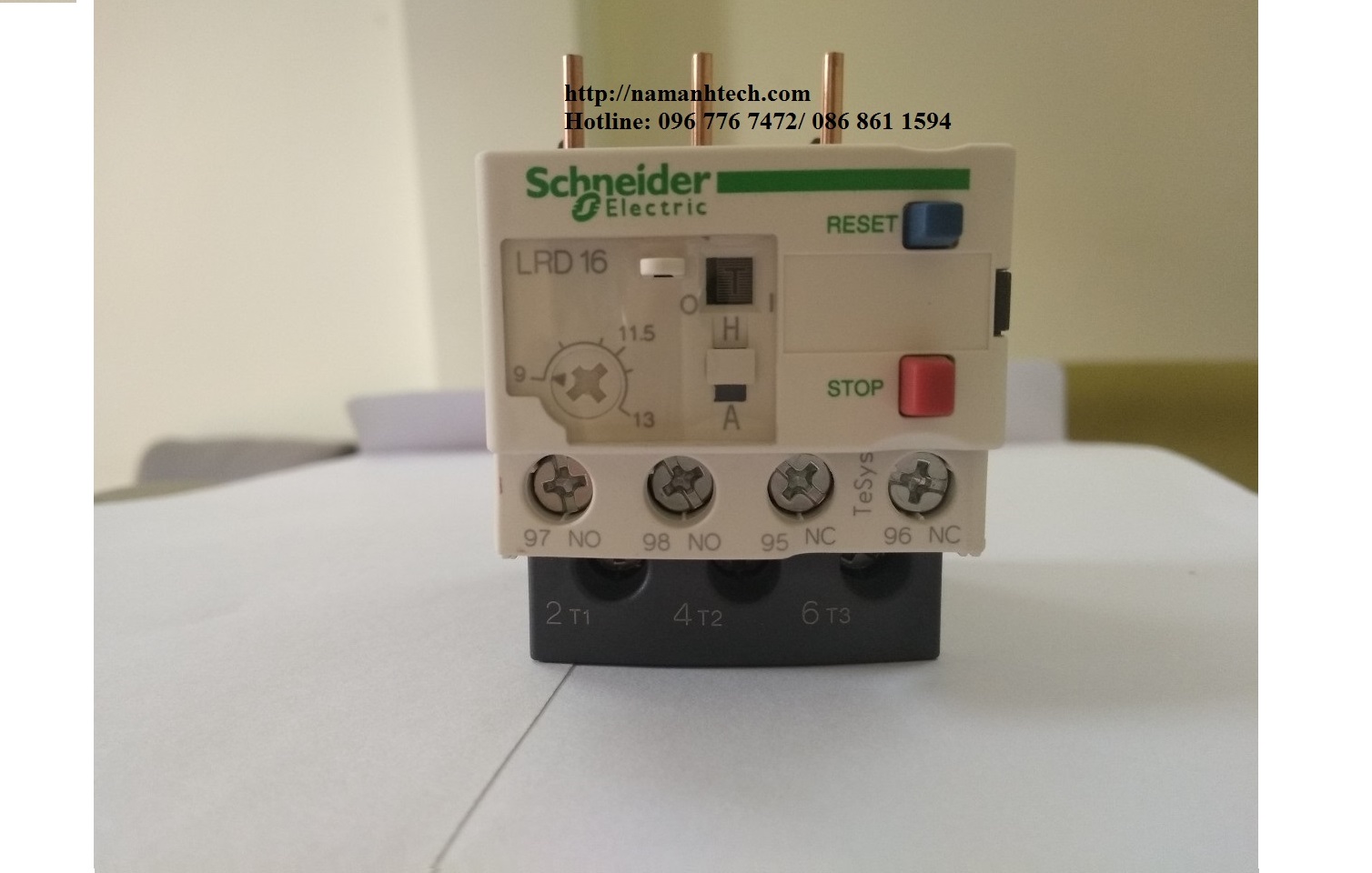 Rơ le nhiêt Relay nhiệt Schneider LRD16 9~13A l